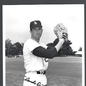 MLB Claude Osteen - Baseball: LA Dodgers - Autographed 8x10 Photo W/COA