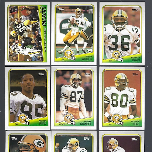 Football Cards Complete Set Etsy