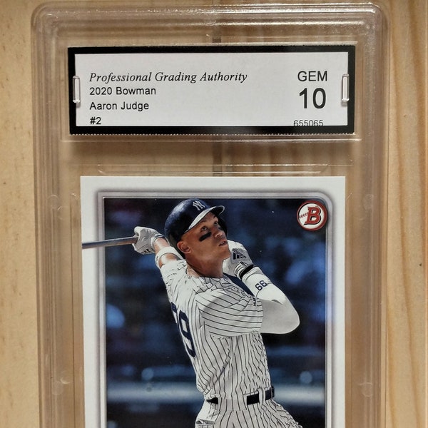 Aaron Judge Graded Cards Etsy