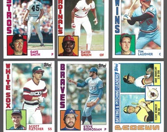 1984 Topps #361-445 Baseball Pick Your Card Good or Better