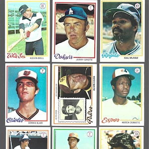1978 Topps #463-542 Baseball You Pick The Cards  Good or Better