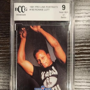 1991/92 Ronnie Lott Oakland Raiders 2 Graded Cards to Choose From