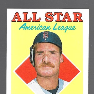 1988 Topps Wade Boggs All Star #388 Tear Drop Variation NM