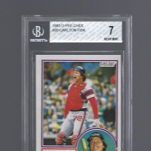 1983-84 Carlton Fisk Beckett Graded 2 Cards to Choose From White Sox