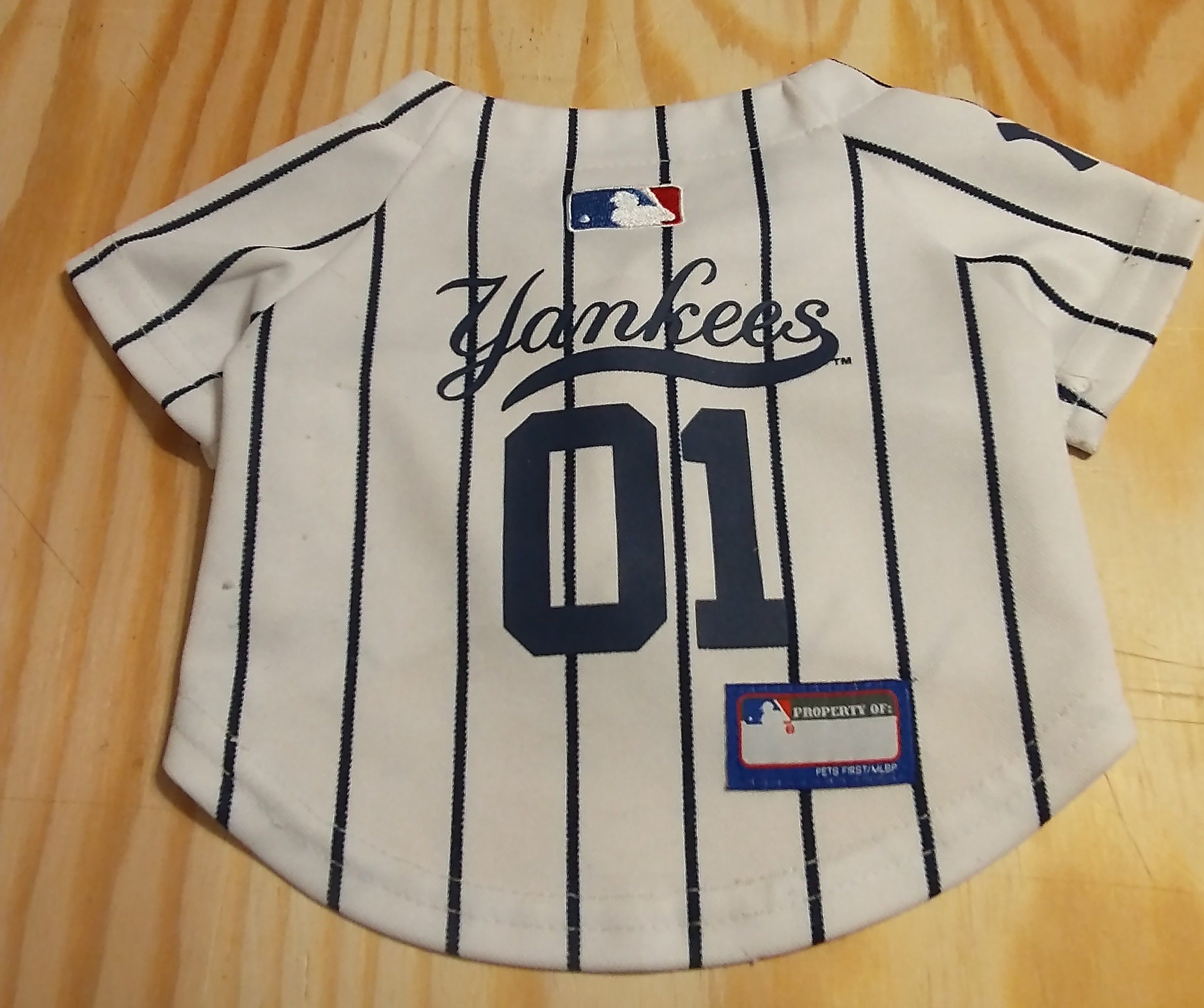 Pets First MLB N.Y. Yankees Dog Jersey - X-Small. See Size Chart