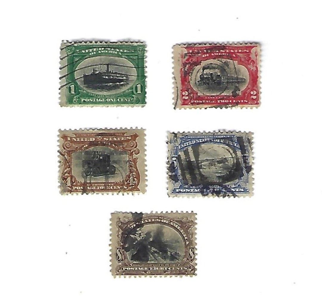 パンス　まとめ売り 1901 Pan-american Exposition, #294-98 – 5 Stamps Used VLH - Etsy