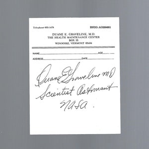 NASA Astronauts - Autographs 3 to Choose From W/COA