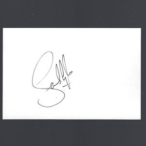 PGA Sandy Lyle - Hall of Fame Golfer - Autographed 4x6 Index Card W/COA