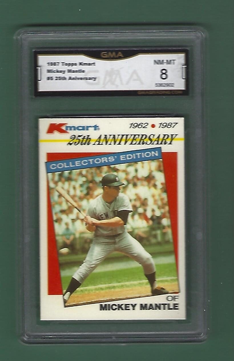 1987//2018 Mickey Mantle 4 Graded Cards to Choose From N.Y. - Etsy Norway