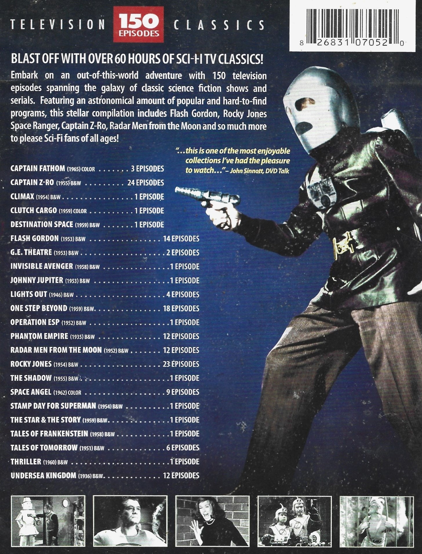 DVD Sci-fi Classics 50 Movies 2 Different, 1 Horror Classic
