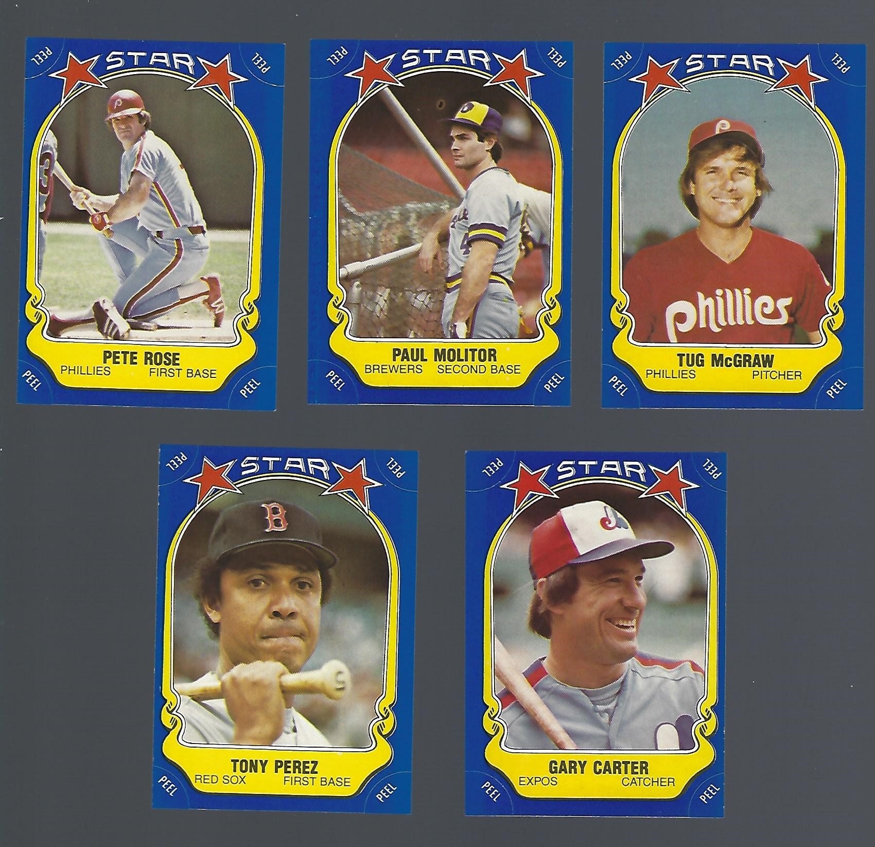 1981 Fleer Star Stickers Complete Set With Checklists 128 - Etsy