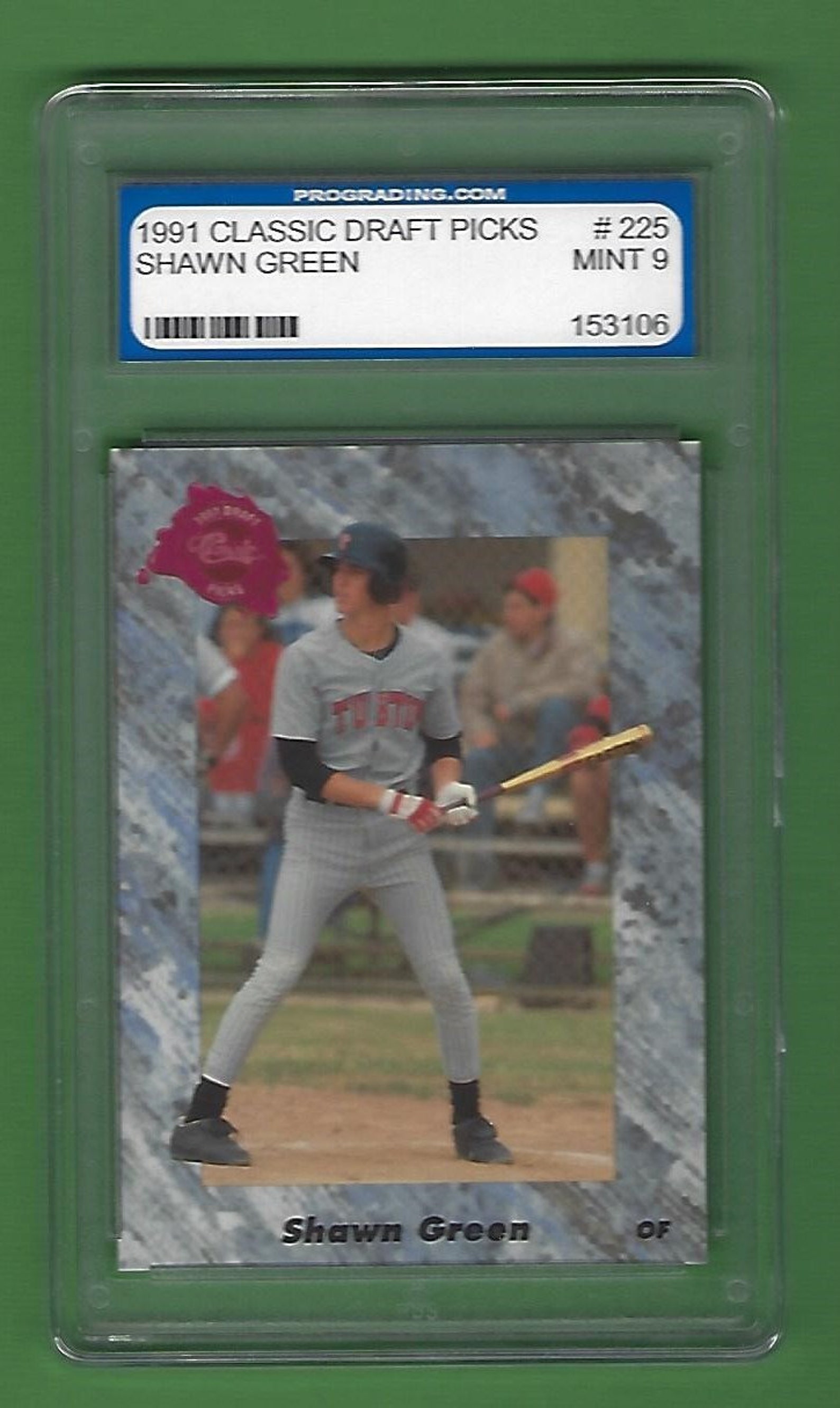1991 Classic Games Draft Pick Shawn Green 225 Baseball Card Etsy.de