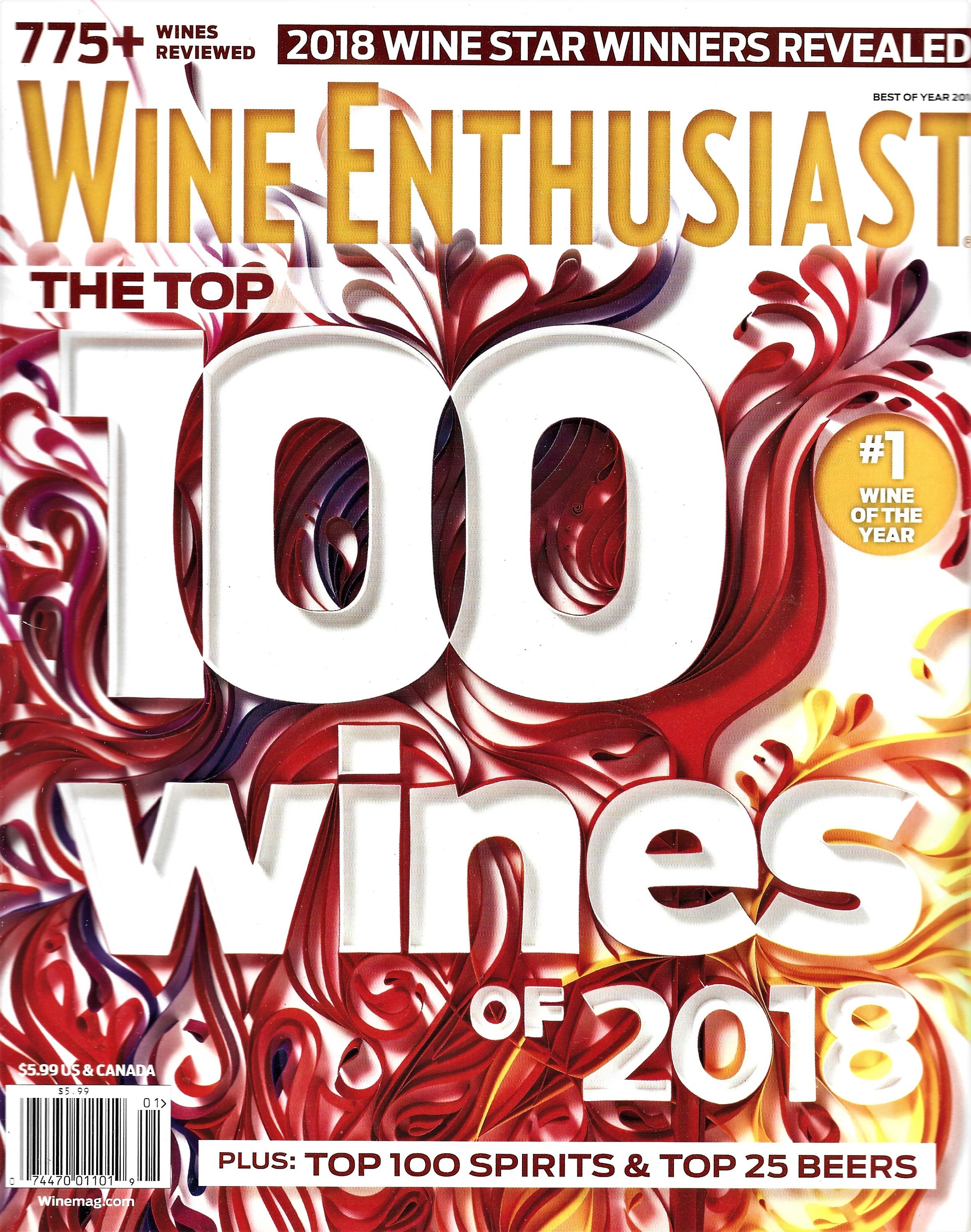 2012//2021 Magazine Top 100 Wines of the - Etsy
