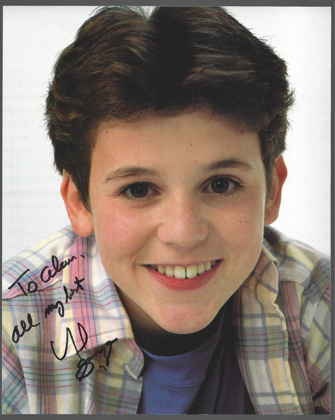 Actor Fred Savage - “the Wonder Years” - Autographed 8x10 Photo W/COA