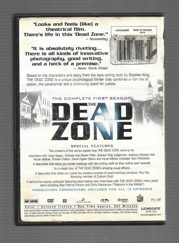 DVD Stephen King's the Dead Zone, the Complete First Season