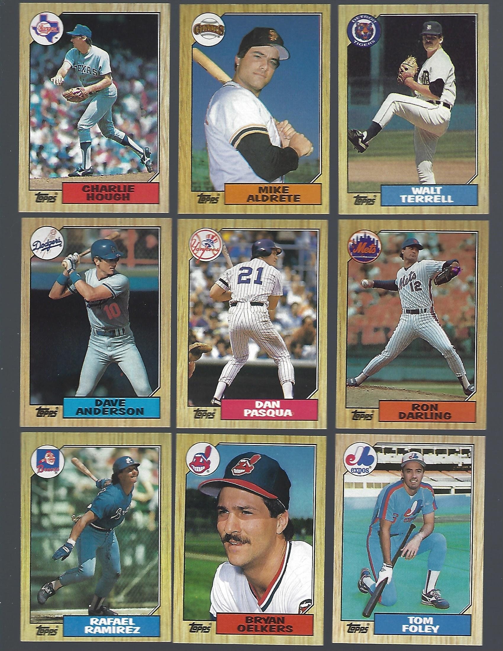 1987 Topps Baseball 70-139 Pick Your Card. Complete Your Set - Etsy