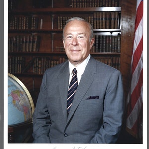Politics George P. Schultz - U.S. Secretary of Treasury - Authentic Autograph W/COA
