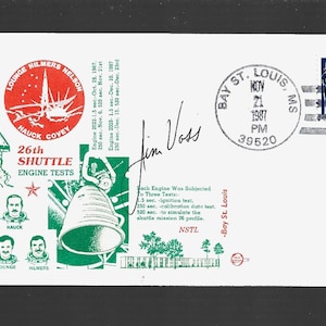 Nasa Astronauts 5 To Choose From Autographed  Postal Cover W/COA
