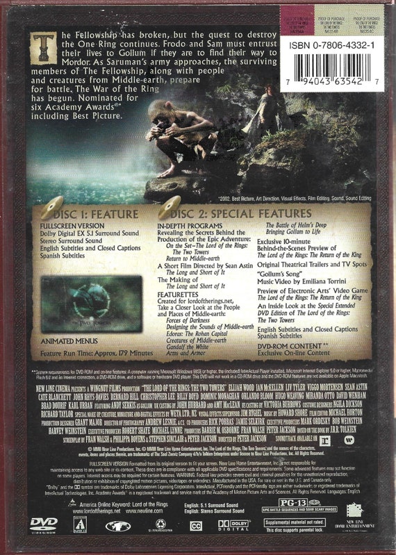 The Lord of the Rings - The Return of the King (E1) (Widescreen Edition)  (Bilingual) on DVD Movie