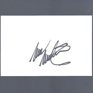 Nascar Brett Bodine, John Andretti or Mark Martin - NASCAR Champions - Autographed 3x5 Card W/COA