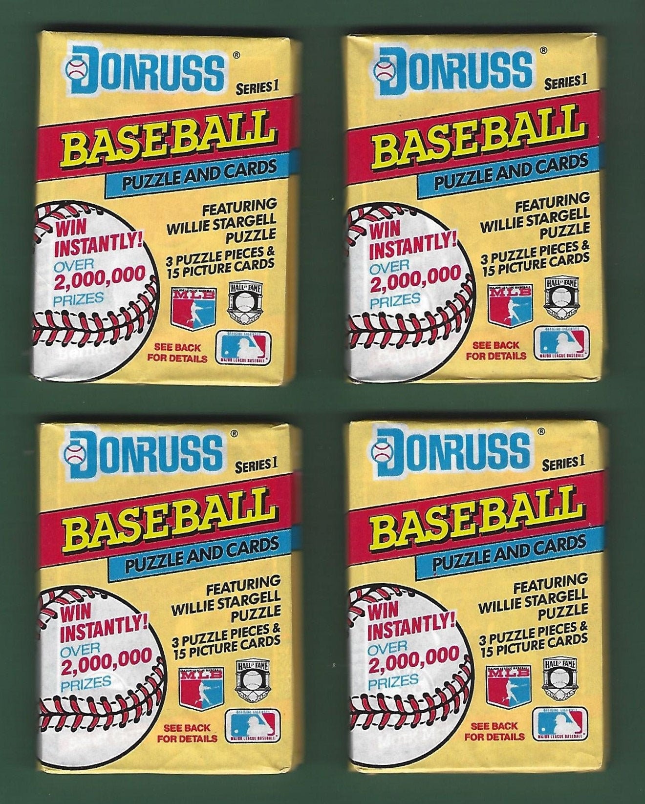 1991 Donruss Baseball Cards and Puzzle Series 1 Sealed Packs. Etsy