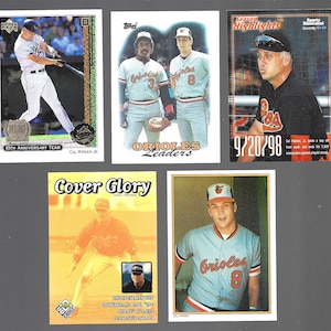 Cal Ripken Jr. Baseball Card Lot of 25 Different Cards EX-MT