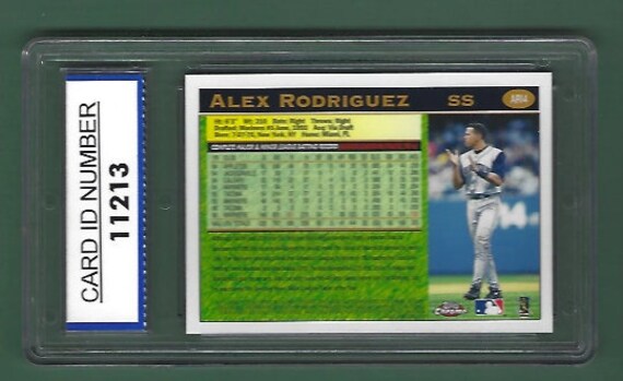 1993//2005 Alex Rodriguez 2 Rookie Cards 2 Other Cards Graded 10 