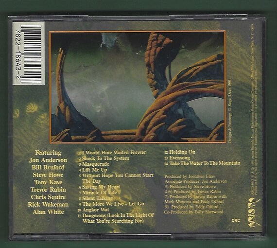 YES Steve Howe & Bill Bruford サイン入りCD YES Steve Howe & Bill Bruford サイン入りCD