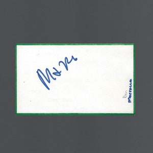 WWF Don Muraco - WWE Wrestling Hall of Fame - Autographed 3x5 Card COA