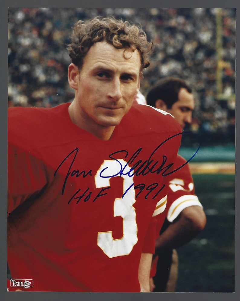 NFL Jan Stenerud Football HOF Kansas City Chiefs Autographed 8x10 Photo W/COA Etsy