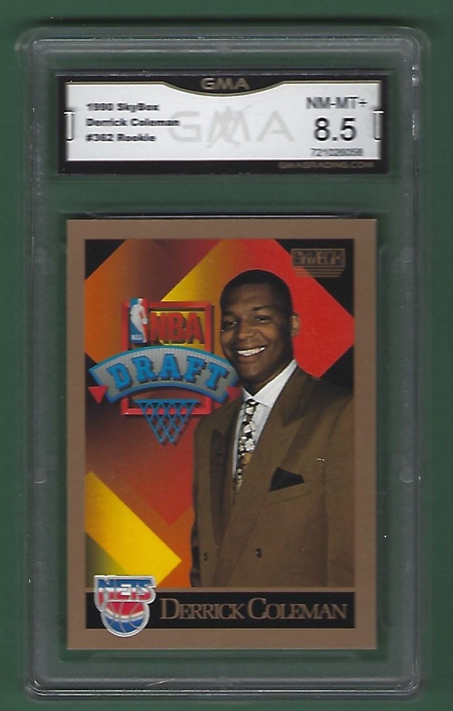 1990 91 Skybox Derrick Coleman 362 Rookie GMA Graded 8 5 Etsy Italia