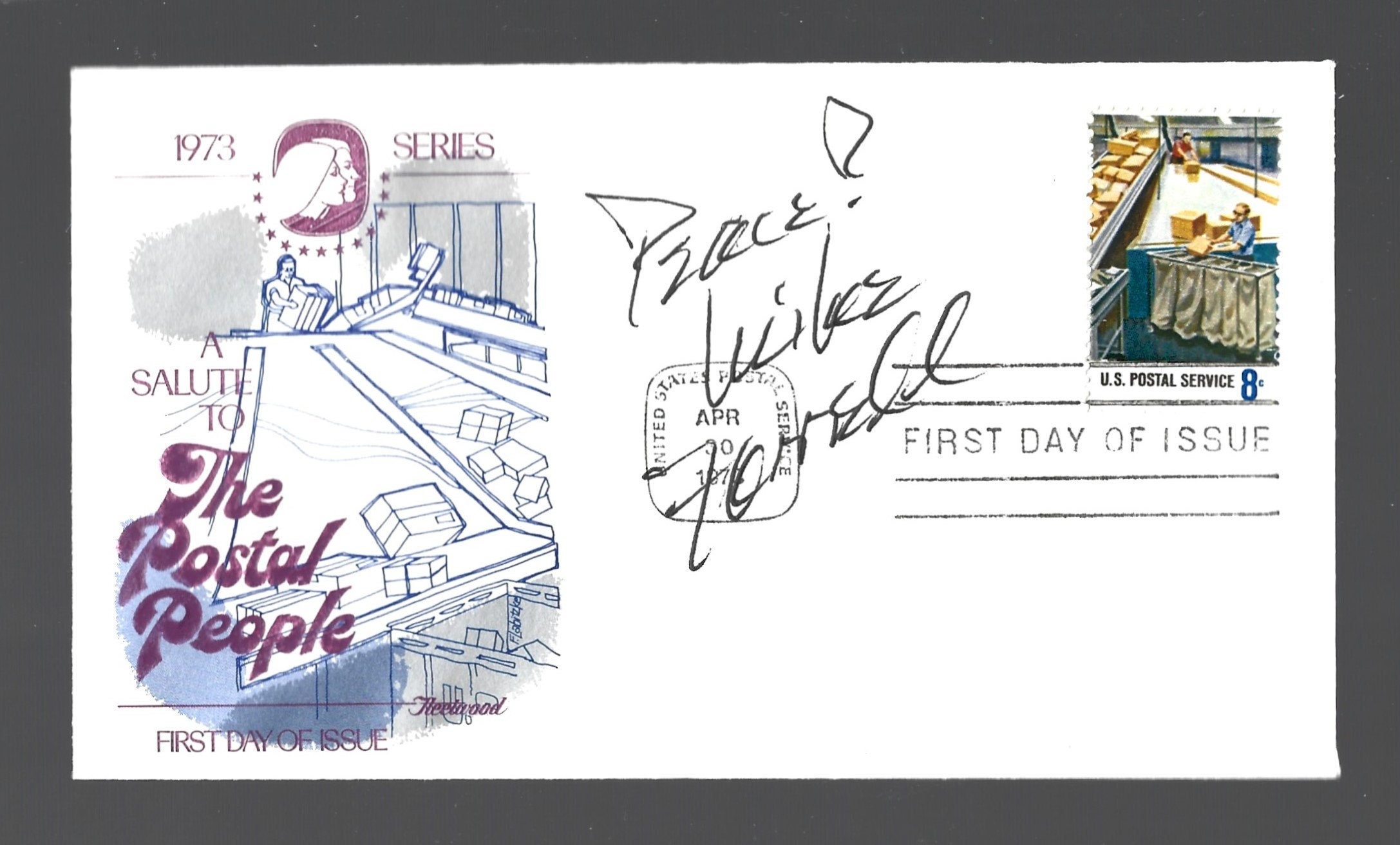 Actor Mike Farrell MASH TV Show Autographed Postal FDC - Etsy Hong