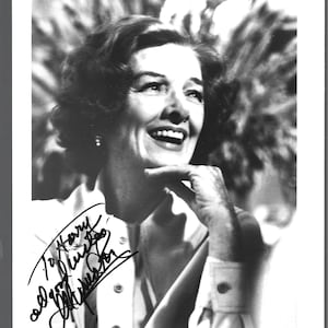 Actress Myrna Loy - &quot;The Thin Man&quot; Movies - Autographed 8x10 Photo W/COA