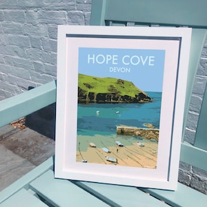 Hope Cove, Devon Druck/Poster