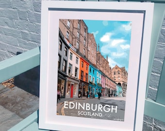 Edinburgh Queen Street, Scotland - Print/Poster