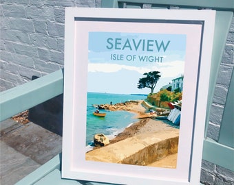 Seaview - Isle of Wight print / poster