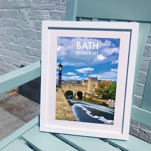 Bath - Somerset (Pulteney Bridge)  print / poster