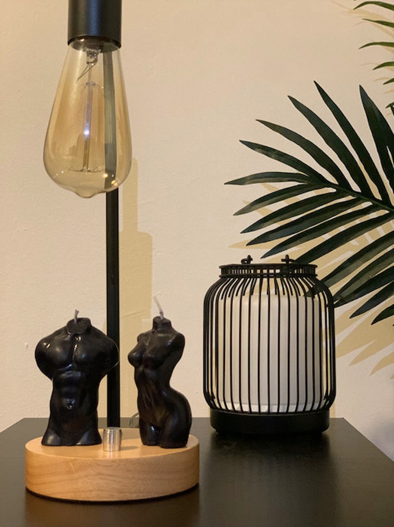 Male Goddess Candle// Soy Wax Male Candle // Male Torso