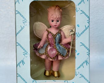 Vintage Madame Alexander Tinker Bell Pin with Original Window Box, Collectible Figural Fairy Brooch, Disney Peter Pan Memorabilia