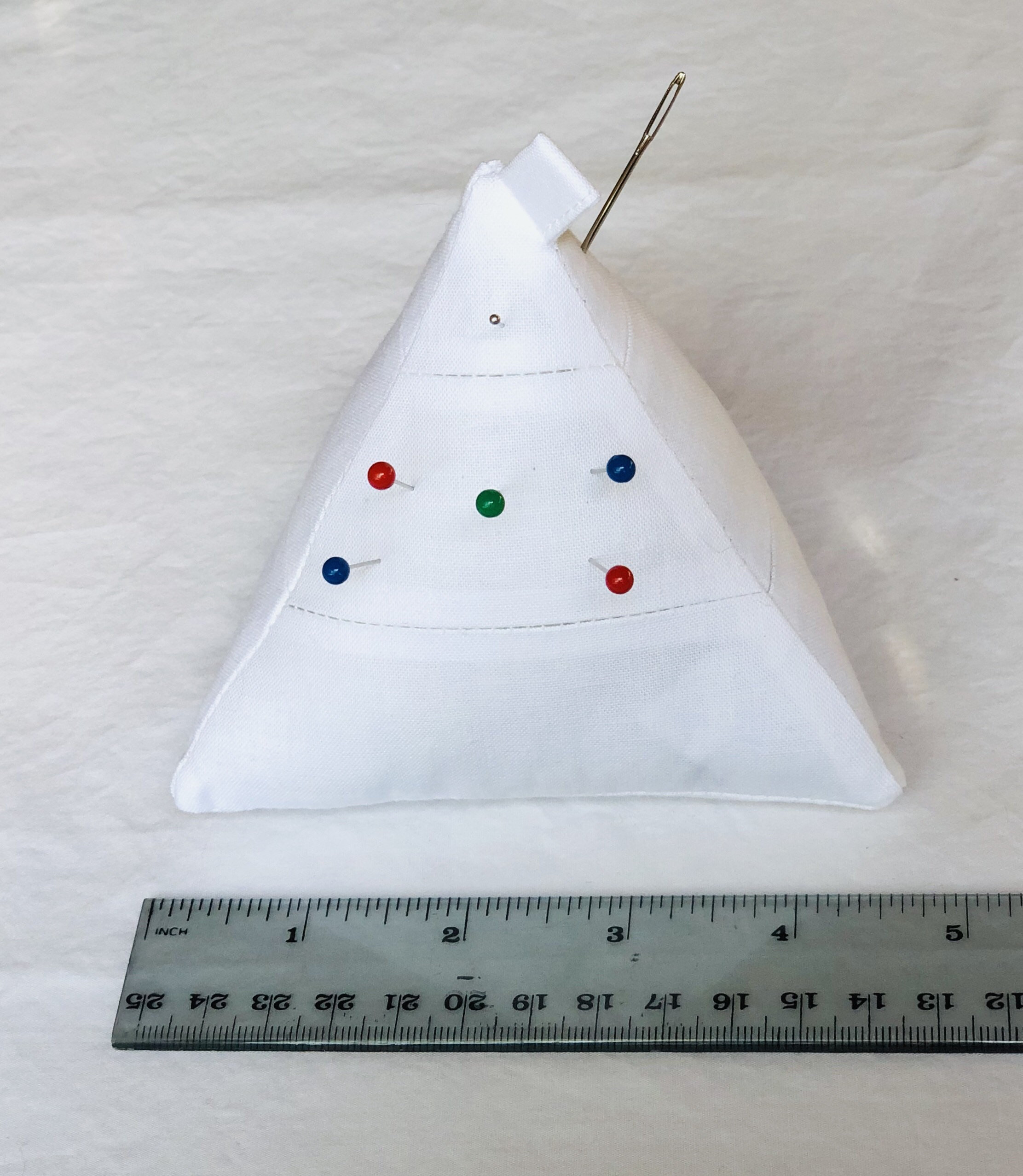 White Pyramid Pin CushionPattern WeightFabric WeightSewing Etsy