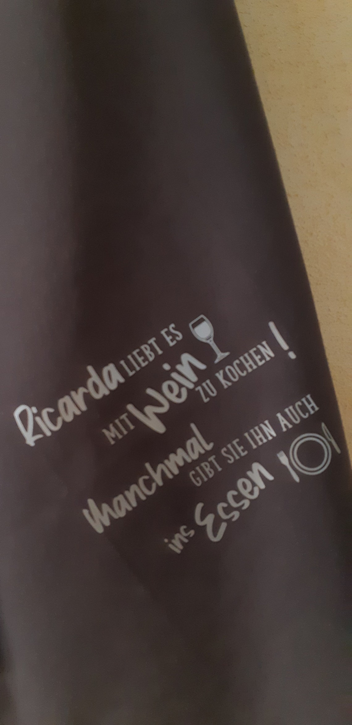 Geschirrtuch mit coolen Sprüchen Baumwolle personalisierbar Etsy