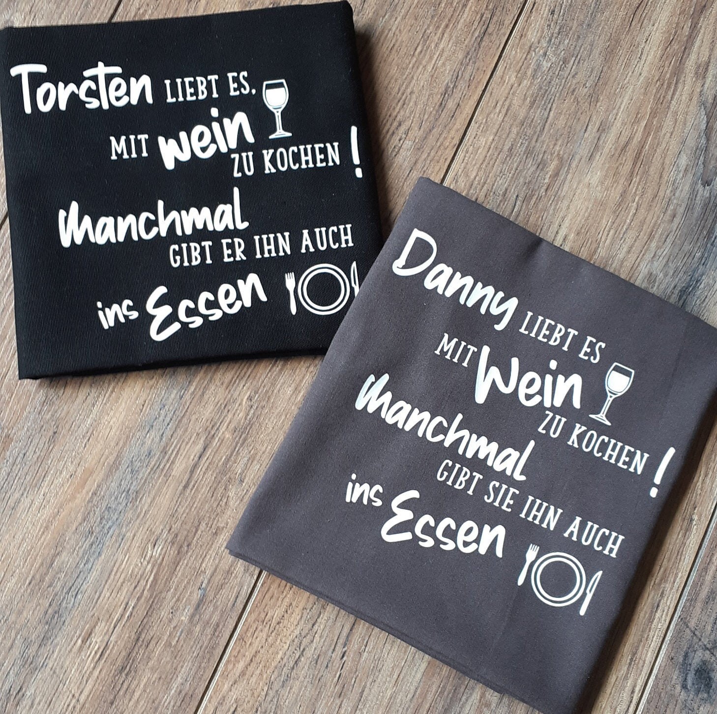 Geschirrtuch mit coolen Sprüchen Baumwolle personalisierbar Etsy