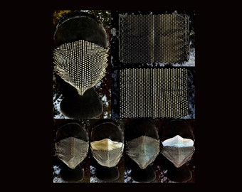 Coprimaschera in maglia diamantata