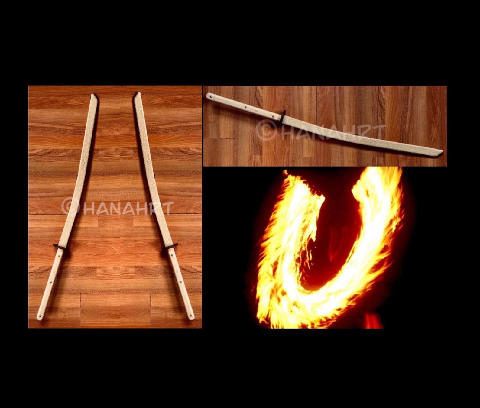 Fire Katana with/without Wick Cover Etsy