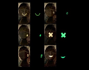 Maschere che si illuminano al buio