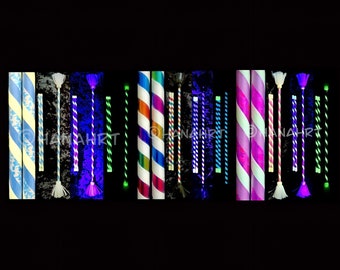 Stick Devil UV/Glow in the Dark in alluminio/silicone durevoli