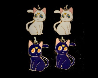 Luna/Diana Sailor Moon Kitty Earrings