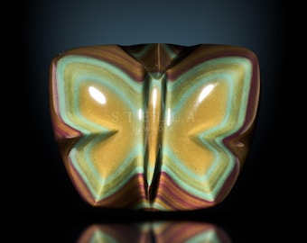Rainbow Obsidian Butterfly