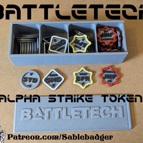 Game tokens to use in BattleTech | with box