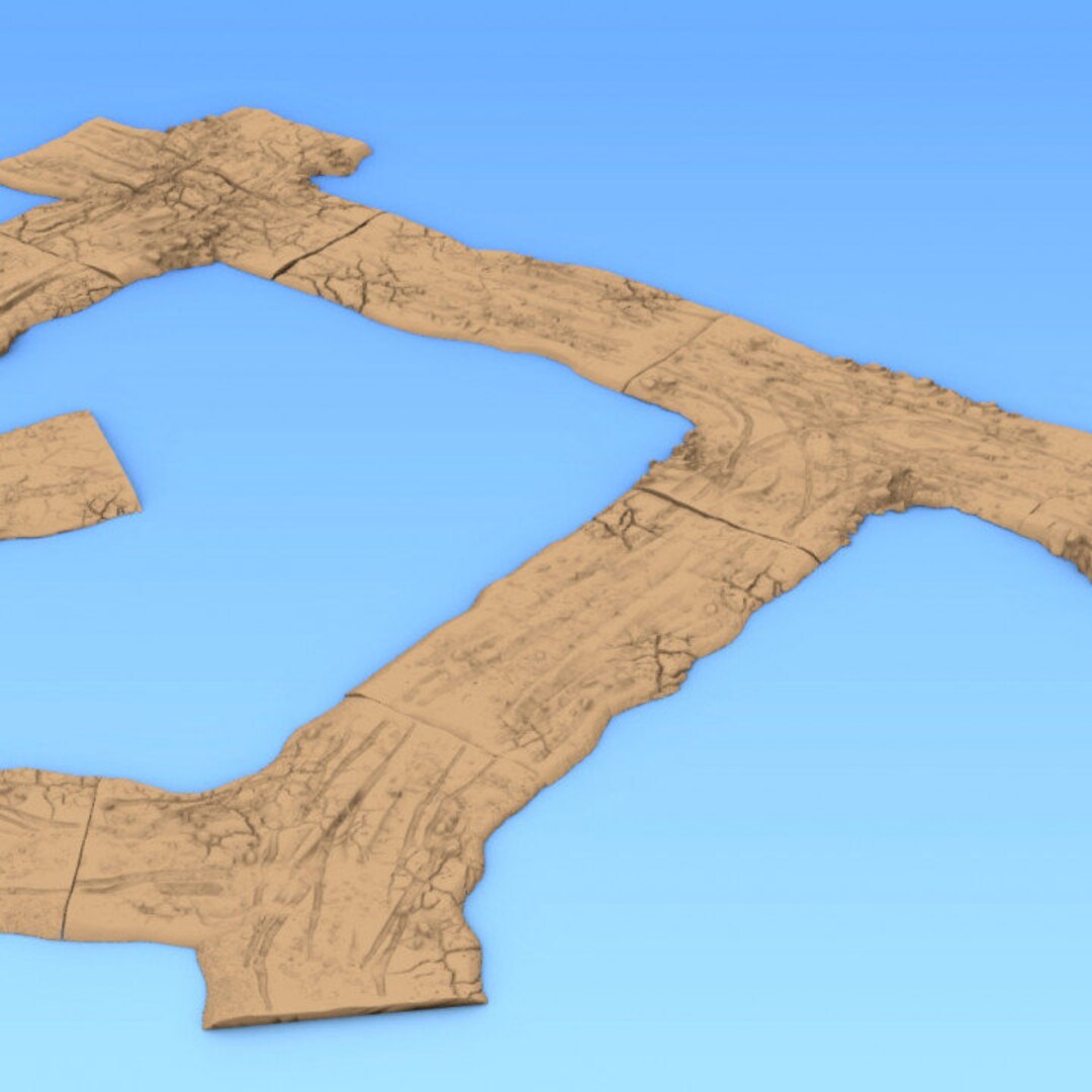 Low Profile Dirt Roads for Wargaming | Wargaming Terrain | Roads for ...